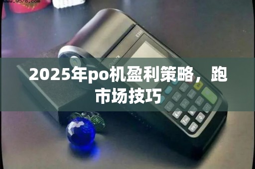 2025年po机盈利策略，跑市场技巧