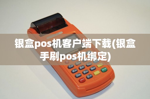 银盒pos机客户端下载(银盒手刷pos机绑定)