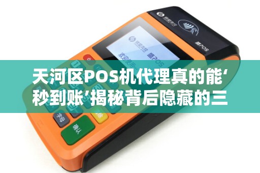 天河区POS机代理真的能‘秒到账’揭秘背后隐藏的三大风险！
