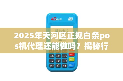 2025年天河区正规白条pos机代理还能做吗？揭秘行业现状与未来趋势！
