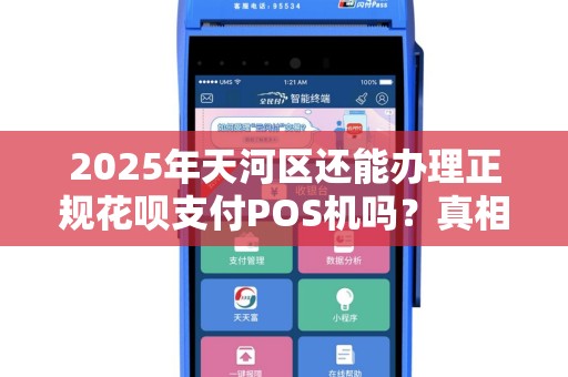 2025年天河区还能办理正规花呗支付POS机吗？真相让人意外！