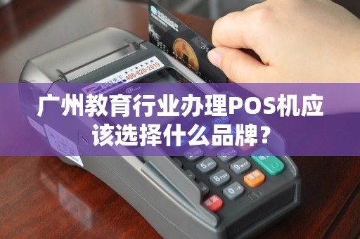 广州教育行业办理POS机应该选择什么品牌？