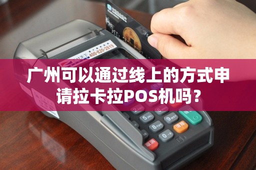 广州可以通过线上的方式申请拉卡拉POS机吗？