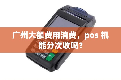 广州大额费用消费，pos 机能分次收吗？