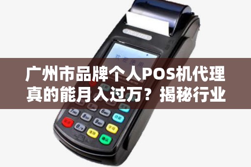 广州市品牌个人POS机代理真的能月入过万？揭秘行业内幕与避坑指南！
