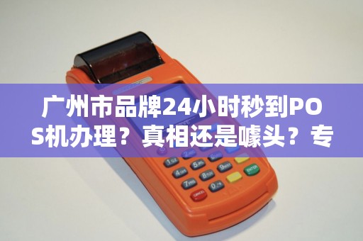 广州市品牌24小时秒到POS机办理？真相还是噱头？专业人士深度解析！