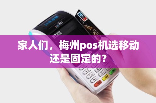家人们，梅州pos机选移动还是固定的？