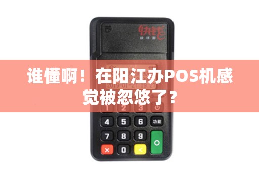 谁懂啊！在阳江办POS机感觉被忽悠了？