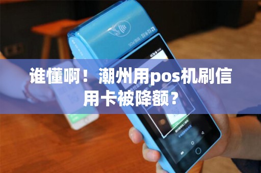 谁懂啊！潮州用pos机刷信用卡被降额？