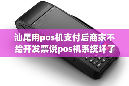 汕尾用pos机支付后商家不给开发票说pos机系统坏了？该怎么办？