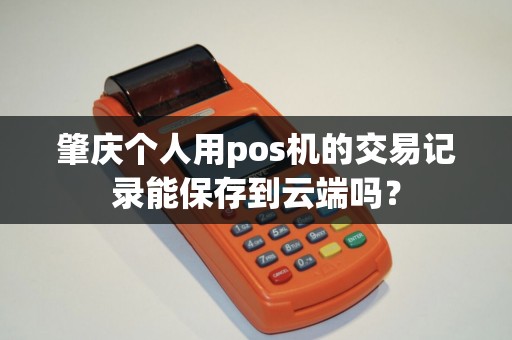 肇庆个人用pos机的交易记录能保存到云端吗？