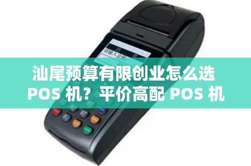 汕尾预算有限创业怎么选 POS 机？平价高配 POS 机性价比绝吗？