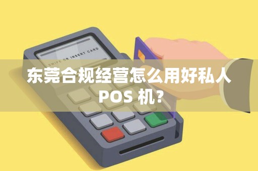 东莞合规经营怎么用好私人 POS 机？