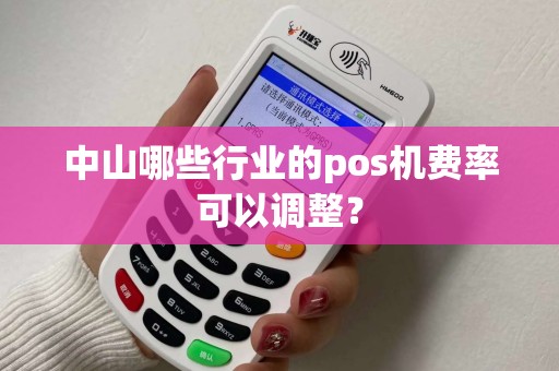 中山哪些行业的pos机费率可以调整？