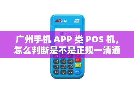 广州手机 APP 类 POS 机，怎么判断是不是正规一清通道？