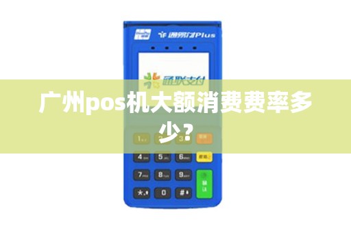 广州pos机大额消费费率多少？