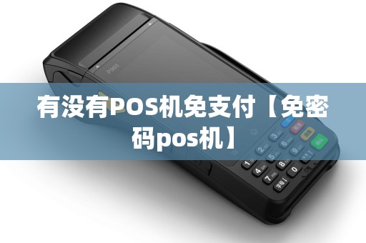 有没有POS机免支付【免密码pos机】