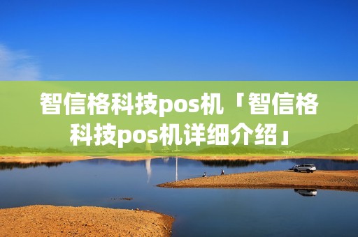 智信格科技pos机「智信格科技pos机详细介绍」