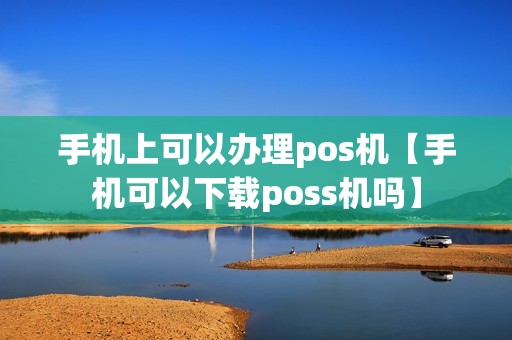 手机上可以办理pos机【手机可以下载poss机吗】