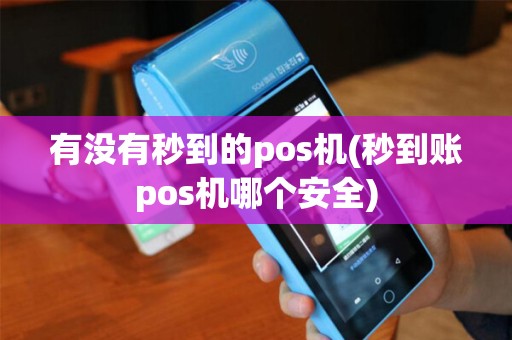 有没有秒到的pos机(秒到账pos机哪个安全)