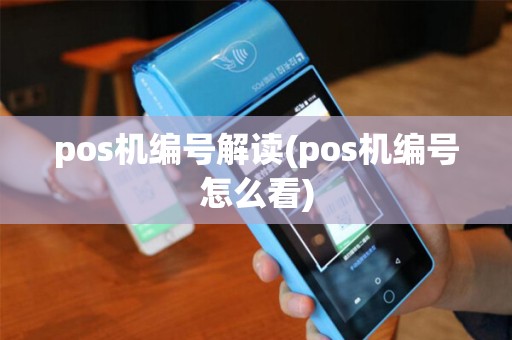 pos机编号解读(pos机编号怎么看)
