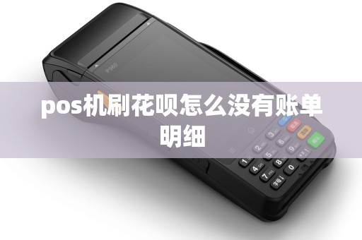pos机刷花呗怎么没有账单明细