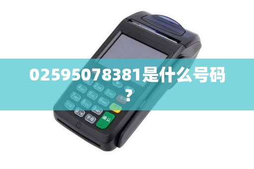 02595078381是什么号码？