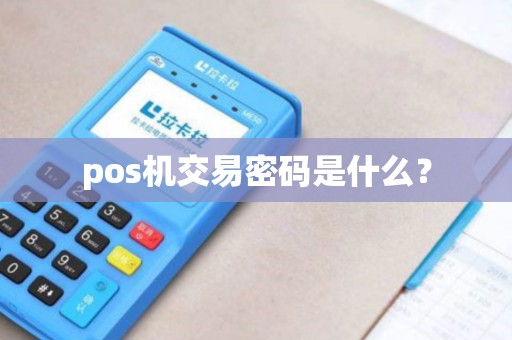 pos机交易密码是什么？