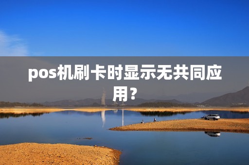 pos机刷卡时显示无共同应用？