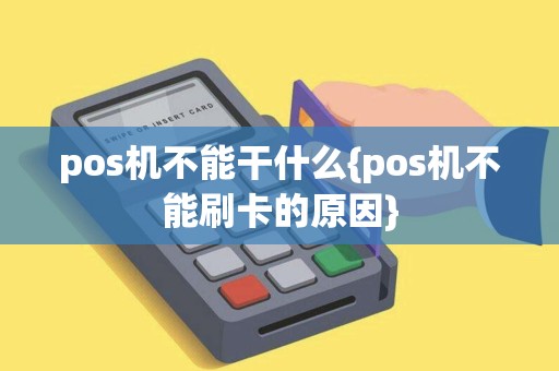 pos机不能干什么{pos机不能刷卡的原因}